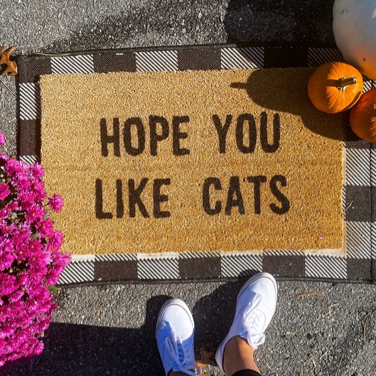 Hope You Like Cats Doormat