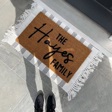 Custom Last Name Doormat