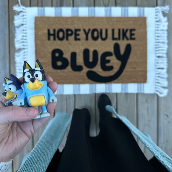 Hope Your Like Bluey Doormat