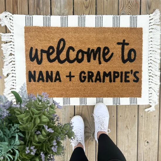 Welcome to Grandparent's House Doormat