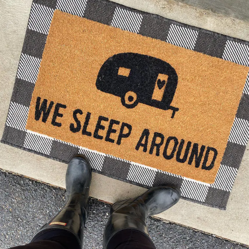 We Sleep Around Doormat