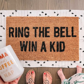 Ring the Bell Win a Kid Doormat