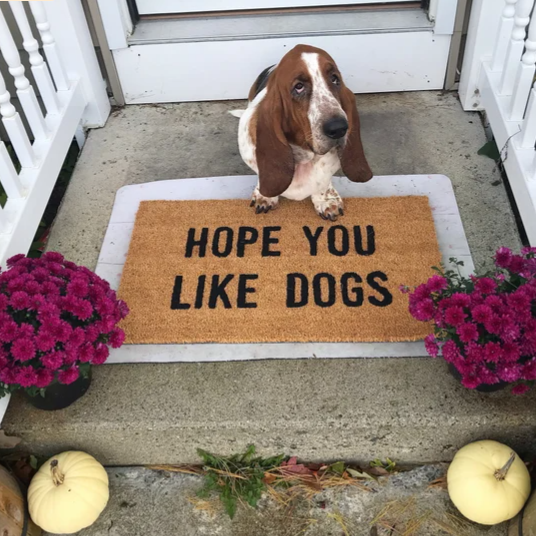 Hope You Like Dogs Doormat