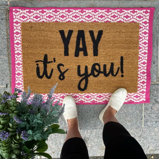 Yay It's You Doormat
