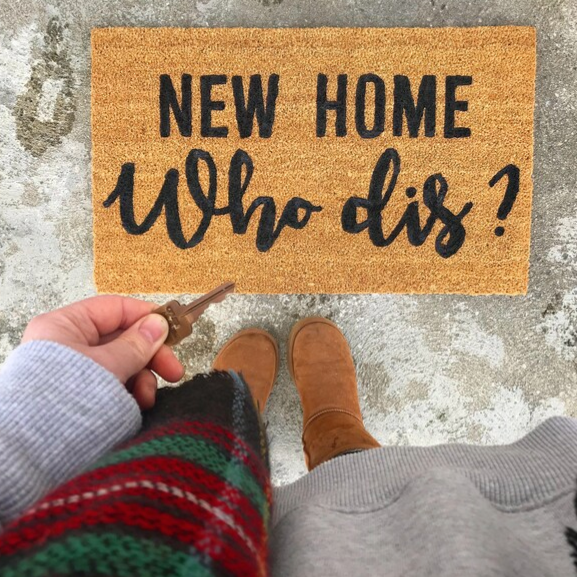 New Home Who Dis Doormat