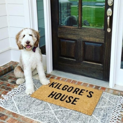 Custom Name House Doormat