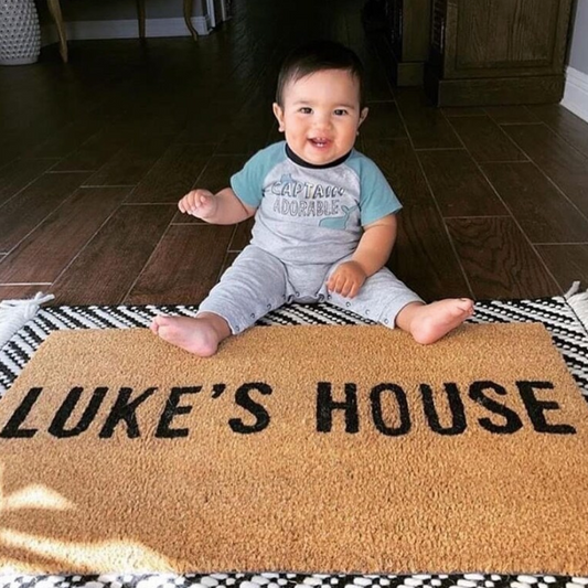 Custom Name House Doormat