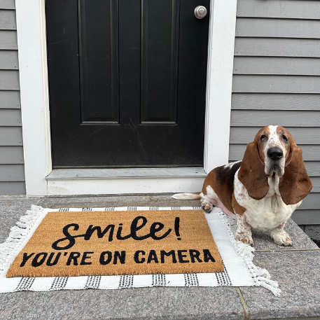 Smile You're On Camera Doormat