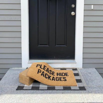 Please Hide Packages Doormat