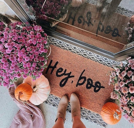 Hey boo doormat