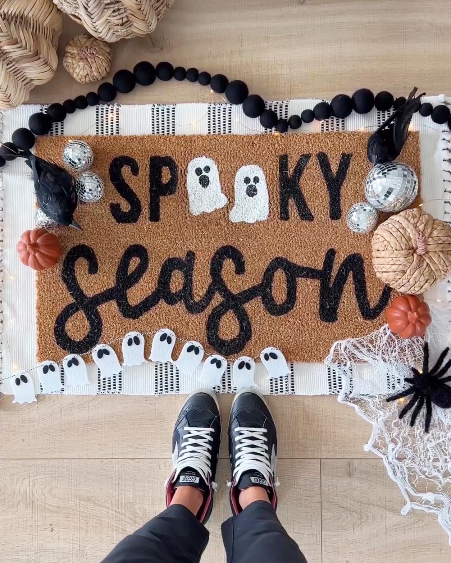 Spooky season doormat