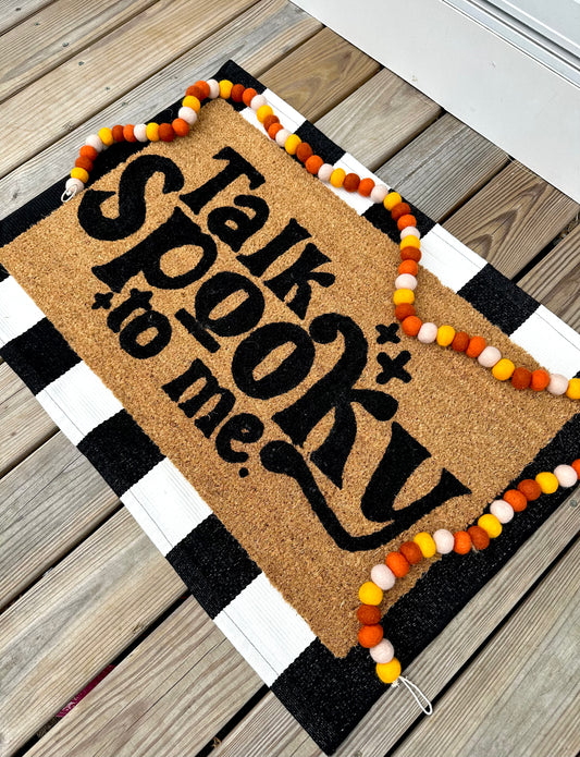 Talk spooky to me doormat