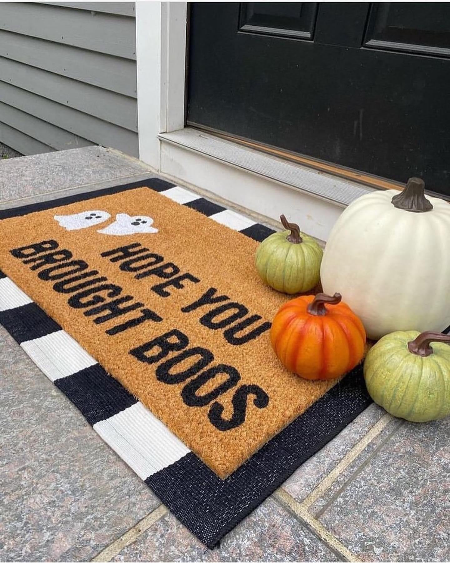 Hope you brought boos doormat