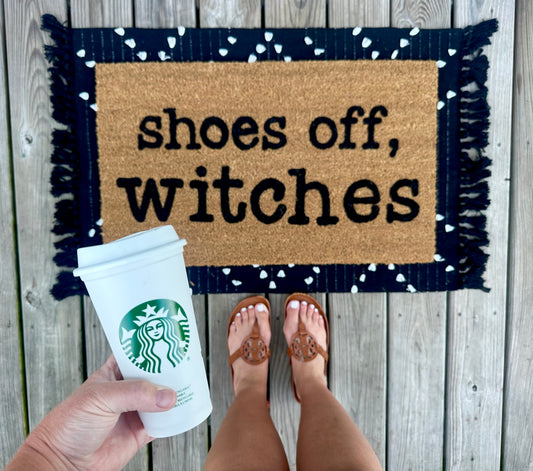 Shoes off witches